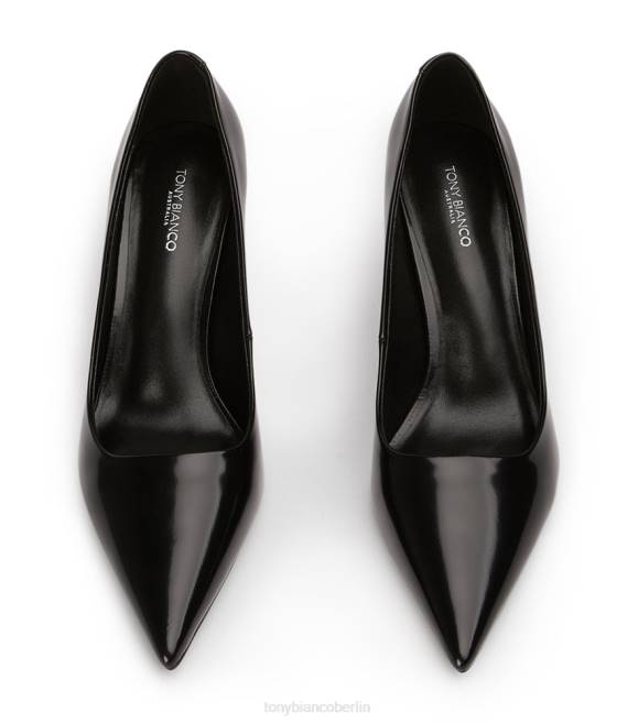 niedrige Absätze| de Tony Bianco Frauen Billy Heels Schwarz hochglänzend 4624248